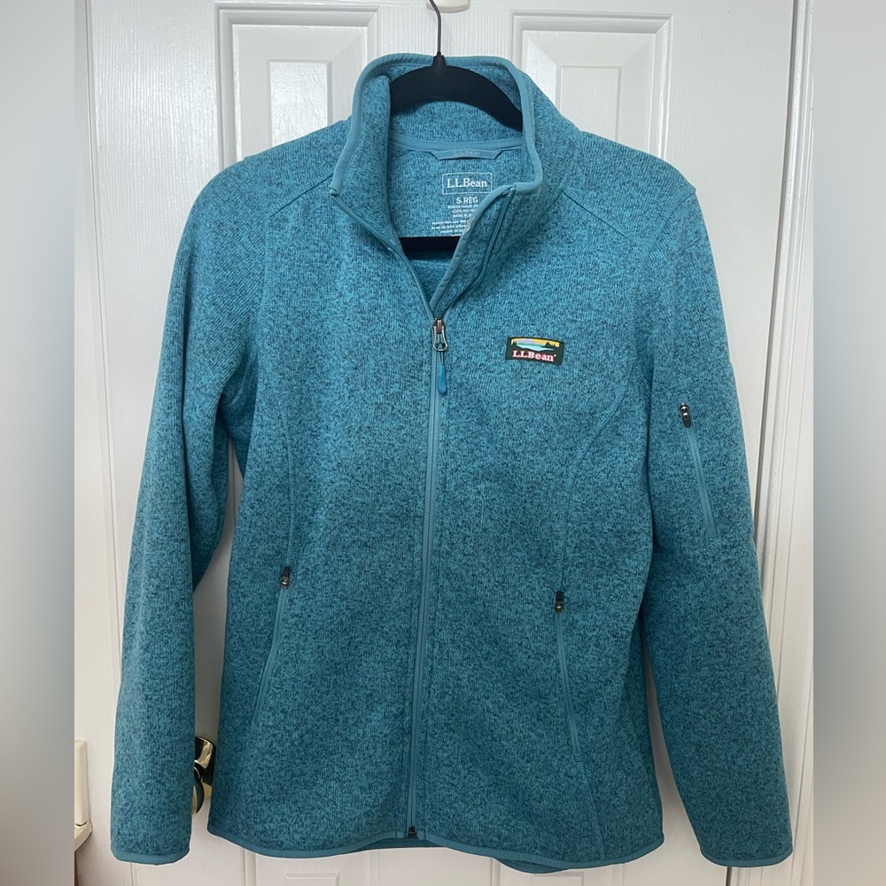 L.L. Bean Small Zip-Up Jacket for Women in Blue